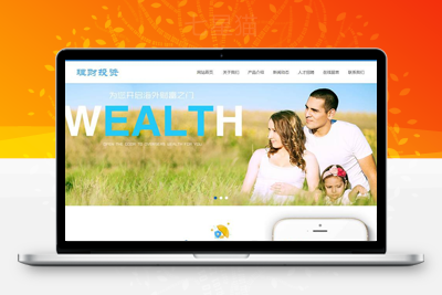 织梦响应式海外理财投资管理类织梦模板(自适应手机端)-上品源码网