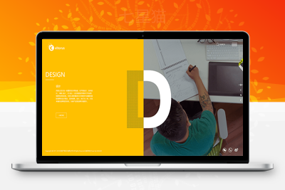 织梦响应式平面网页设计类网站织梦模板(自适应手机端)-上品源码网