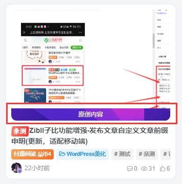 图片[3]-Zibll子比主题文章缩略图封面添加底部和角标文字带高斯模糊效果-上品源码网