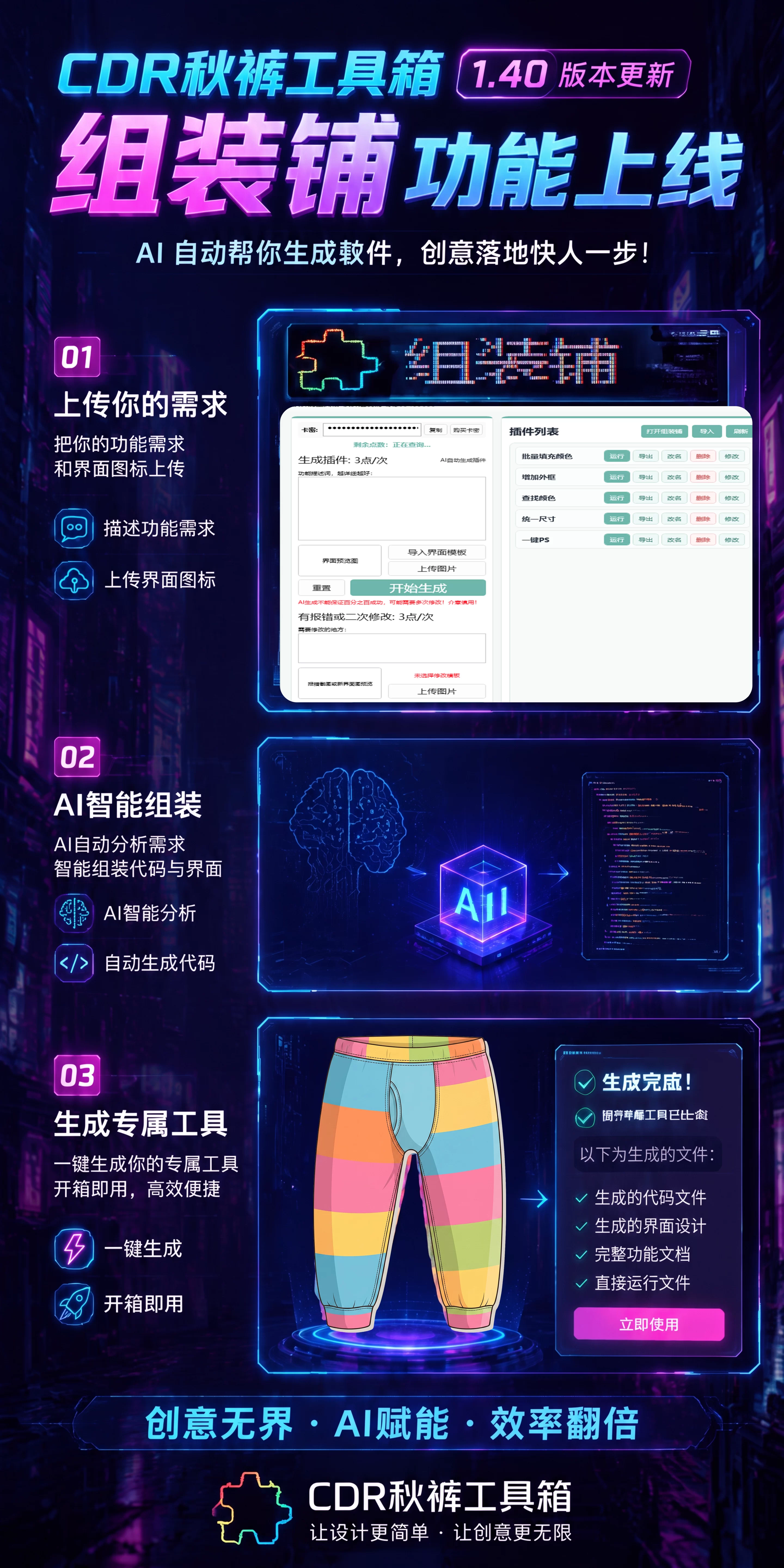 一款99%代码由AI编写的CDR插件  秋裤的工具箱V 1.4！CorelDRAW 内置Ai抠图 OCR文字对位识别 表格对位还原 自动巡边等 增强CDR离线AI免费插件-上品源码网